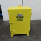 Wilray Flammable Liquid Storage Safety Fire Cabinet Shelf Yellow 39 X 28 16". Fixed Price $316.99.