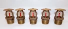 Central Sprinkler Head Gb-lo 2000 Red Upright 804A Brass Lot Of 5. Fixed Price $27.00.